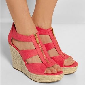 Michael Kors Coral Wedges